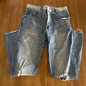 Lucky Brand blue HR skinny Bridgette jeans sz 8(29”)